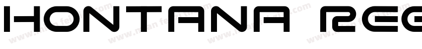 Hontana Regular字体转换